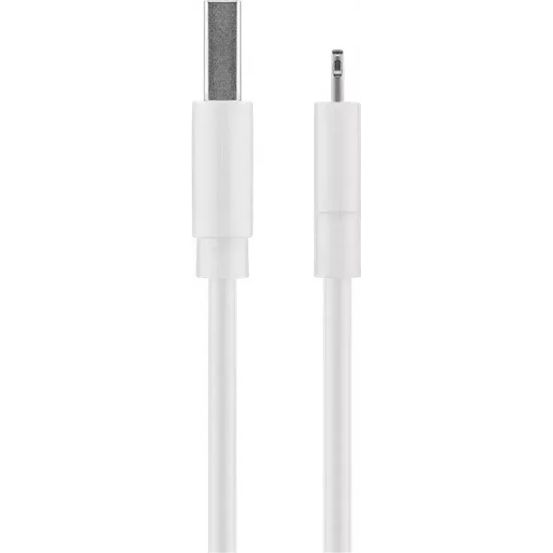 Įkrovimo ir sinchronizavimo laidas GOOBAY Lightning į USB A 1 m, 5W / 1A, baltas
