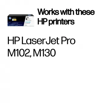 HP 17A Original LaserJet juodas kasečių toneris, 1600 puslapių, juoda, 1 vnt.