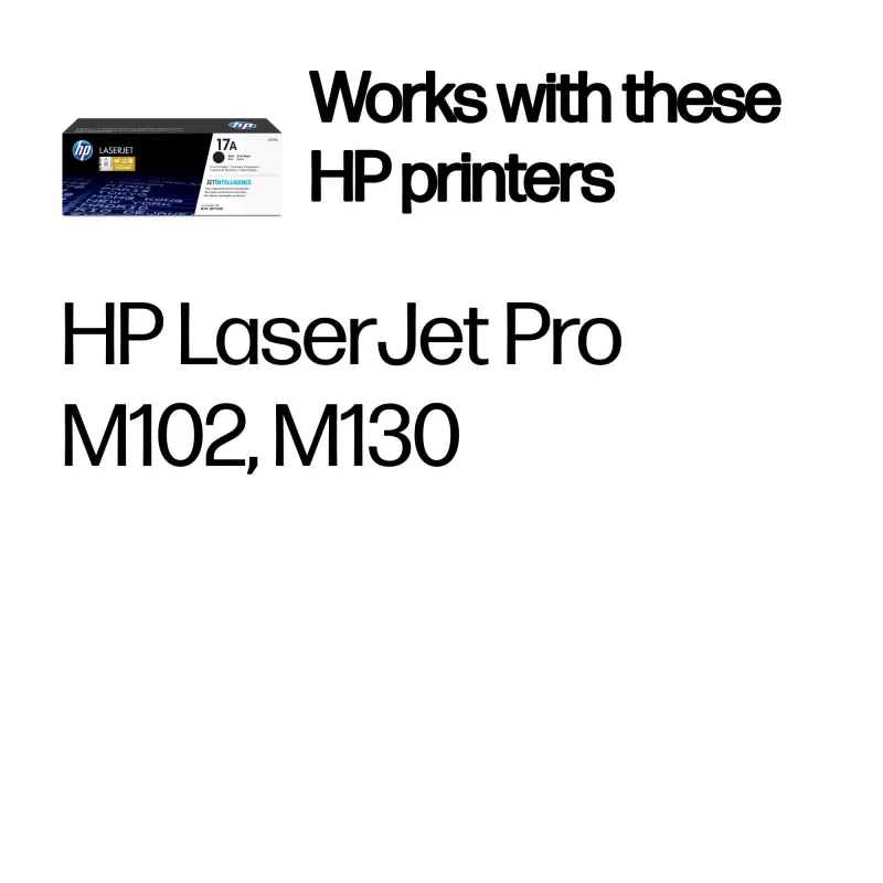 HP 17A Original LaserJet juodas kasečių toneris, 1600 puslapių, juoda, 1 vnt.