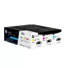 HP 201X 3 vnt. didelės talpos žalsvai mėlyna/magenta/geltona originalūs LaserJet tonerio kasetės
