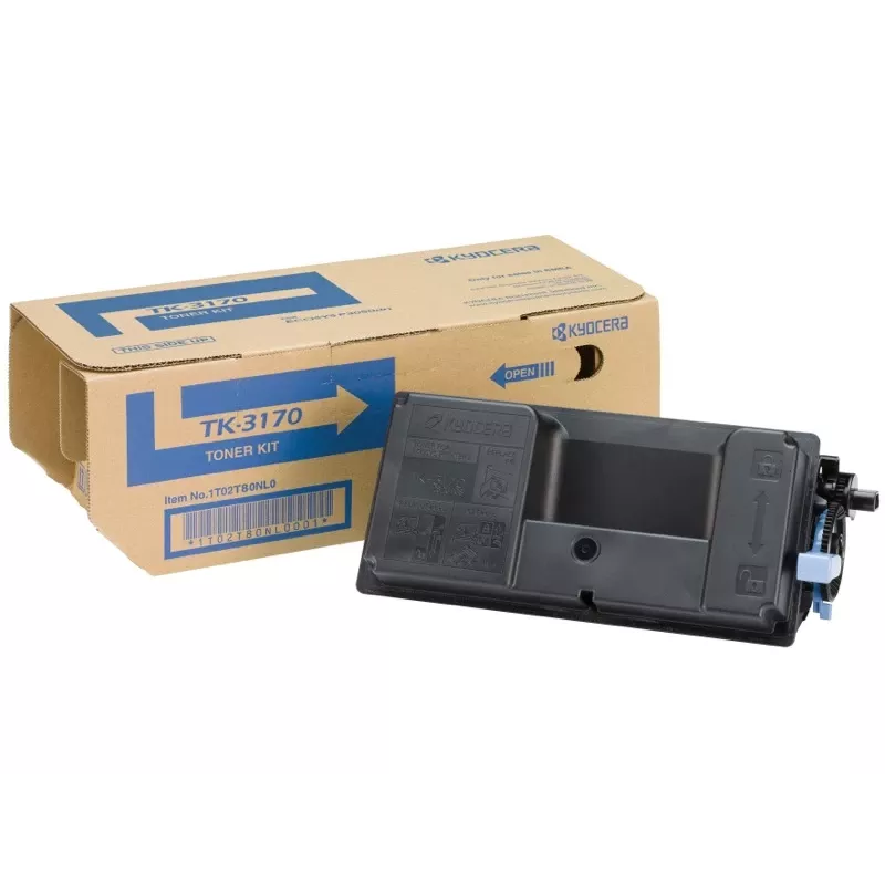 KYOCERA TK-3170 dažų kasetė 1 vnt. Originali juoda