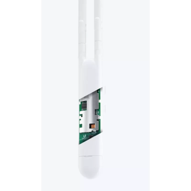 Prieigos taškas UBIQUITI Unifi AC Mesh UAP‑AC‑M — dviejų dažnių juostų 2,4/5 GHz, 1167 Mbit/s, PoE, lauko/vidaus, baltas