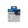 Brother DK-22251 etikečių gamybos juosta, juoda ir raudona ant baltos