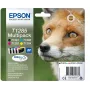 Epson Fox kelių pakuočių rinkinys 4 spalvų T1285 DURABrite Ultra rašalas, juodas, žydras, purpurinis, geltonas, 5,9 ml, 3,5 ml, 1 vnt., kelių pakuočių rinkinys