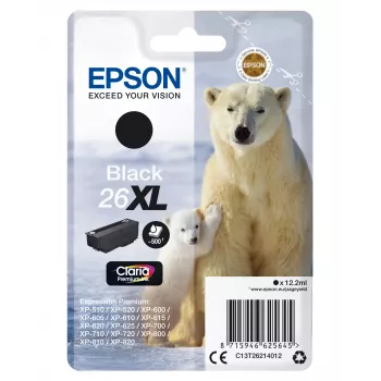 Epson 26XL Juoda 500 psl. rašalo kasetė C13T26214012