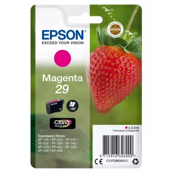 Epson Strawberry Singlepack Magenta 29 Claria Home rašalas