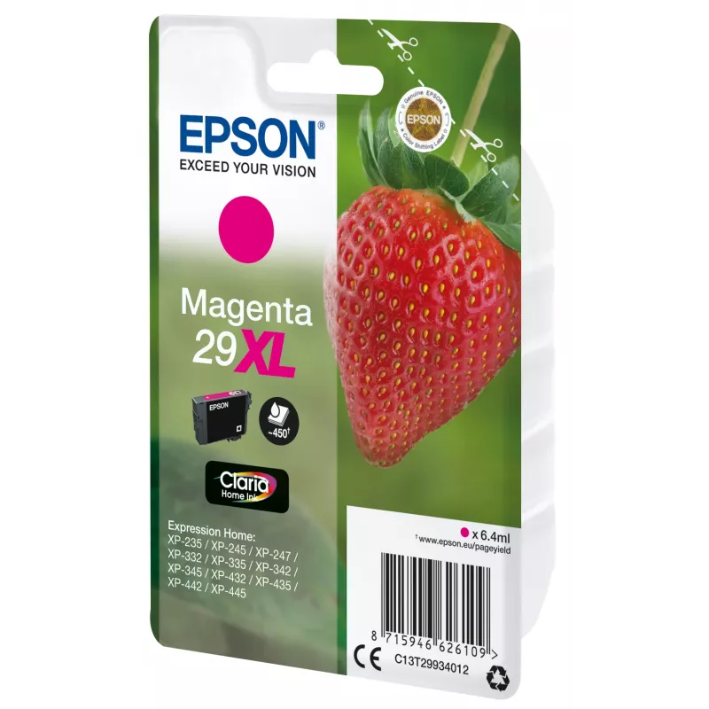 Rašalo kasetė Epson Singlepack Magenta 29XL Claria Home