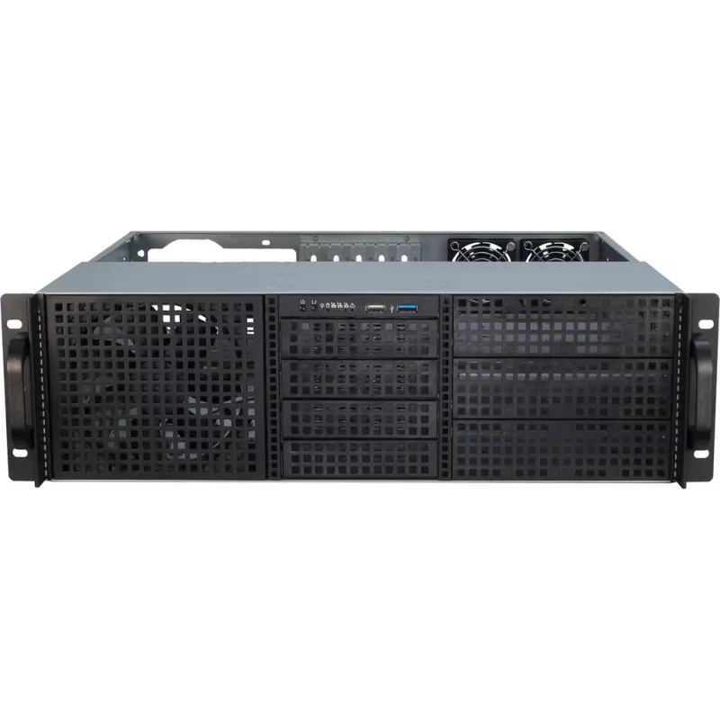 Serverio korpusas Inter-Tech 3U-30240 Rack juodas