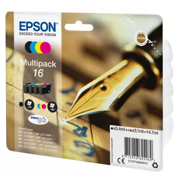 Kasetė Epson Ink C13T16264012 Multipack BK, C, M, Y