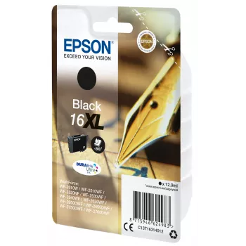Epson rašiklis ir kryžiažodis Vienetinis paketas juodas 16XL DURABrite Ultra rašalas