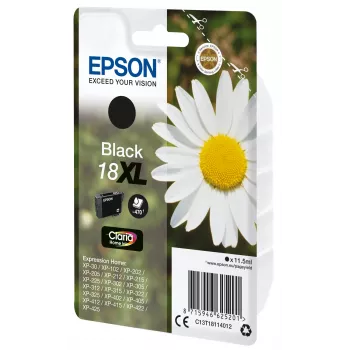 Epson Daisy Singlepack Juoda 18XL Claria Home Ink