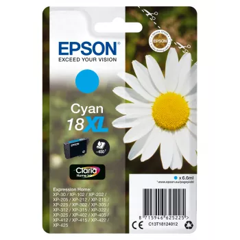 Epson Daisy vienos pakuotės žydra 18XL Claria Home rašalo kasetė
