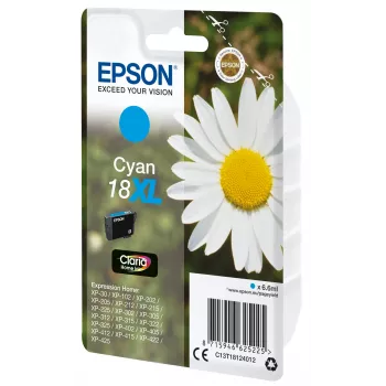 Epson Daisy vienos pakuotės žydra 18XL Claria Home rašalo kasetė