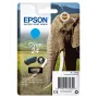 Epson Elephant Singlepack Žydra 24 Claria Photo HD rašalas, standartinė išeiga, žydra, dažų pagrindo rašalas, 4.6 ml, 1 vnt., 360 puslapių