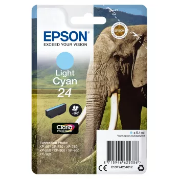 Kasetė Epson 24 šviesiai žydra 360 puslapių C13T24254012