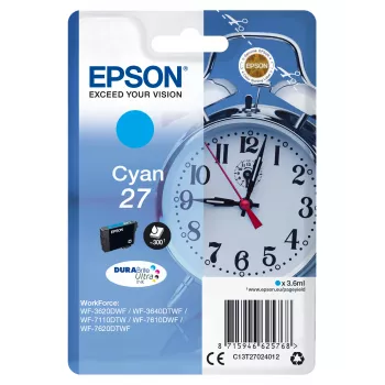 Epson Signalizacinis laikrodis Vienos pakuotės Žydra 27 DURABrite Ultra Rašalas
