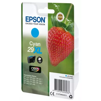 Epson Strawberry Singlepack žydra 29XL Claria Home Ink, didelė (XL) išeiga, žydra, 6.4 ml, 1 vnt., 450 puslapių