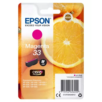 Epson Oranžinės Singlepack Magenta 33 Claria Premium Ink