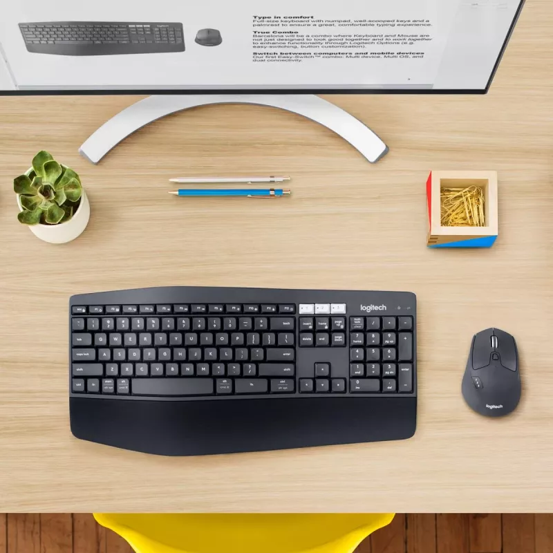 LOGITECH Wireless Combo Mk850 Performance 2.4GHz - QWERTZ vokiškai