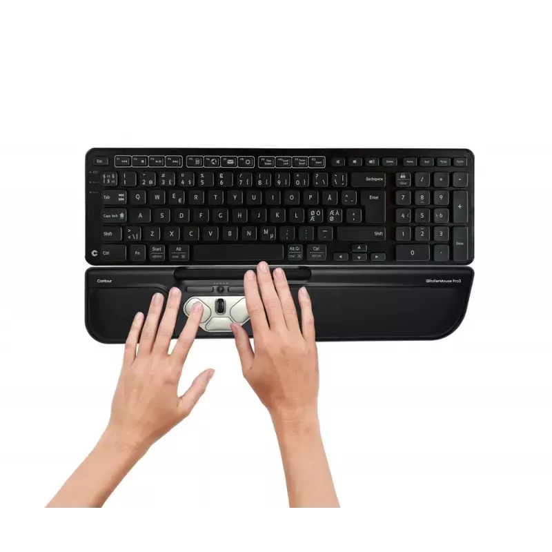 Pelė Contour Design RollerMouse Pro 3 laidas