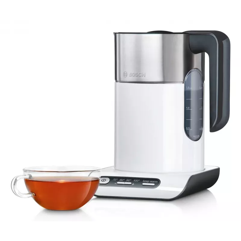 Bosch TWK8611P elektrinis virdulys 1,5 l 2400 W antracitinis, nerūdijantis plienas, baltas