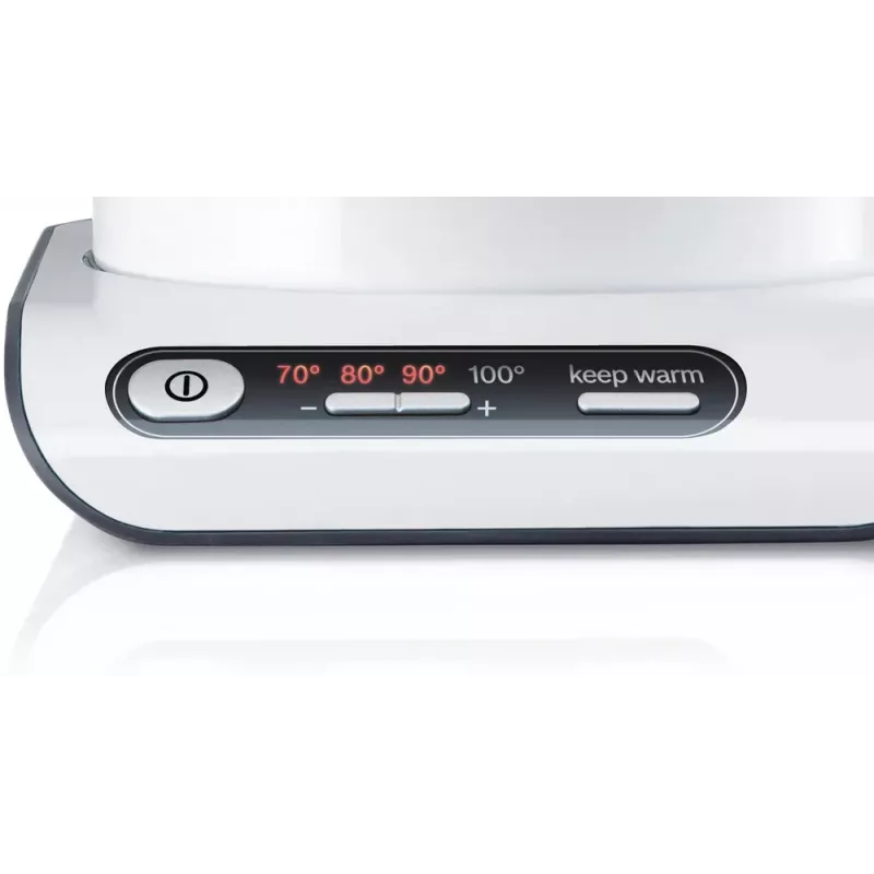 Bosch TWK8611P elektrinis virdulys 1,5 l 2400 W antracitinis, nerūdijantis plienas, baltas