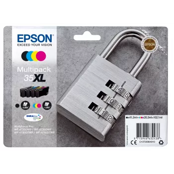 Epson Padlock Multipack 4 spalvos 35XL DURABrite Ultra rašalas