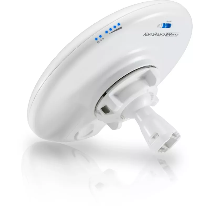 UBIQUITI NETWORKS prieigos taškas Nano Beam Ac Gen2 Nbe-5ac-gen2 Airmax Atheros MIPS 74kc balta