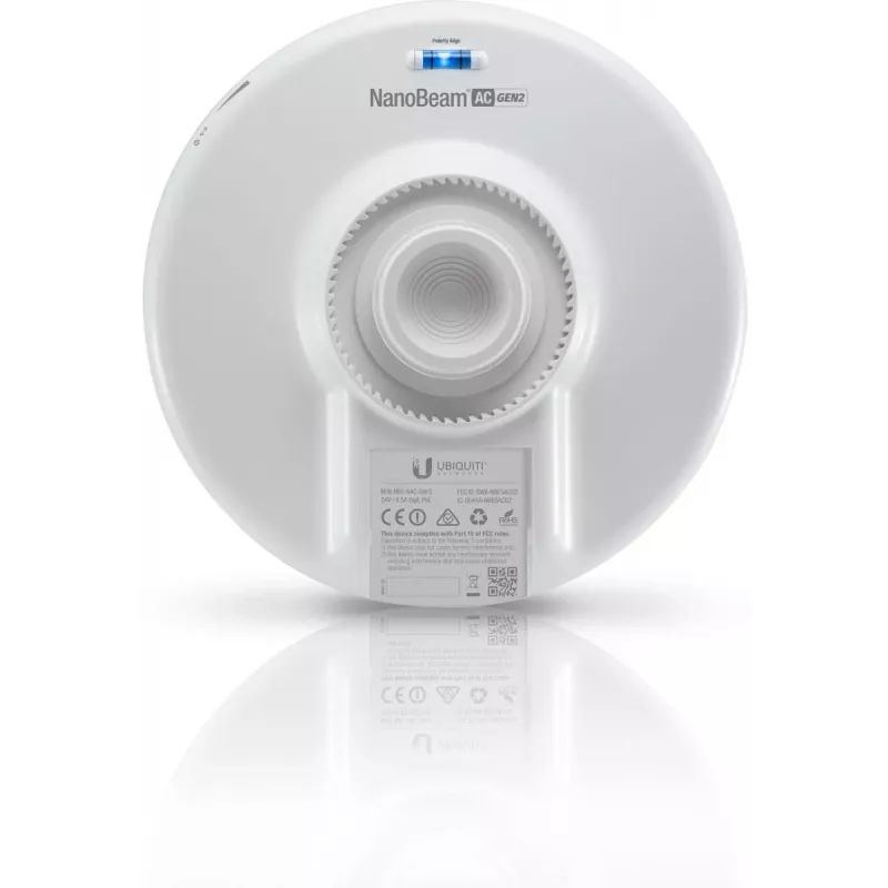 UBIQUITI NETWORKS prieigos taškas Nano Beam Ac Gen2 Nbe-5ac-gen2 Airmax Atheros MIPS 74kc balta