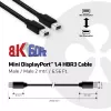 CLUB3D Mini DisplayPort 1.4 kabelis HBR3 8K60Hz Kištukas / Kištukas 2 m / 6,56 pėd.