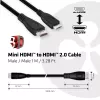 CLUB3D Mini HDMI™ į HDMI™ 2.0 4K60Hz laidas 1 m / 3,28 pėd.