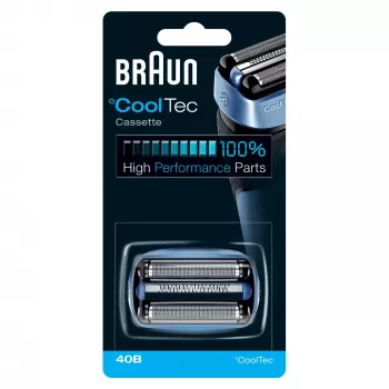 Braun Series 3 BR-CP40B, skutimo galvutė, 1 galvutė, Mėlyna, Braun, °Cooltec CT2, CT4, CT5, 20 g