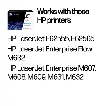 Tonerių kasetė HP 37A juoda Original LaserJet 3000 puslapių