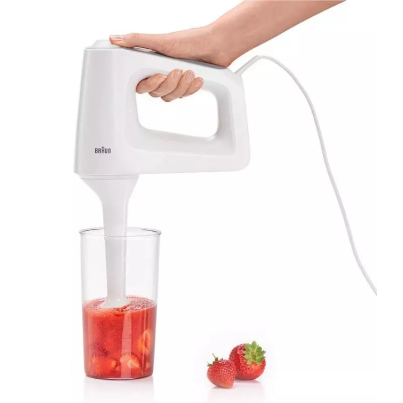 Braun HM 3135 WH Rankinis maišytuvas 500 W Pilka, Balta