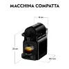 Kapsulinis espresso aparatas De’Longhi Inissia EN 80.BAE, Nespresso, 0,7 L vandens talpa, 19 barų, juodas