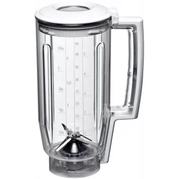 Priedas Bosch maišytuvui/virtuvės kombainui MUZ5MX1 — plastikinis korpusas, permatomai baltas, 1 kg