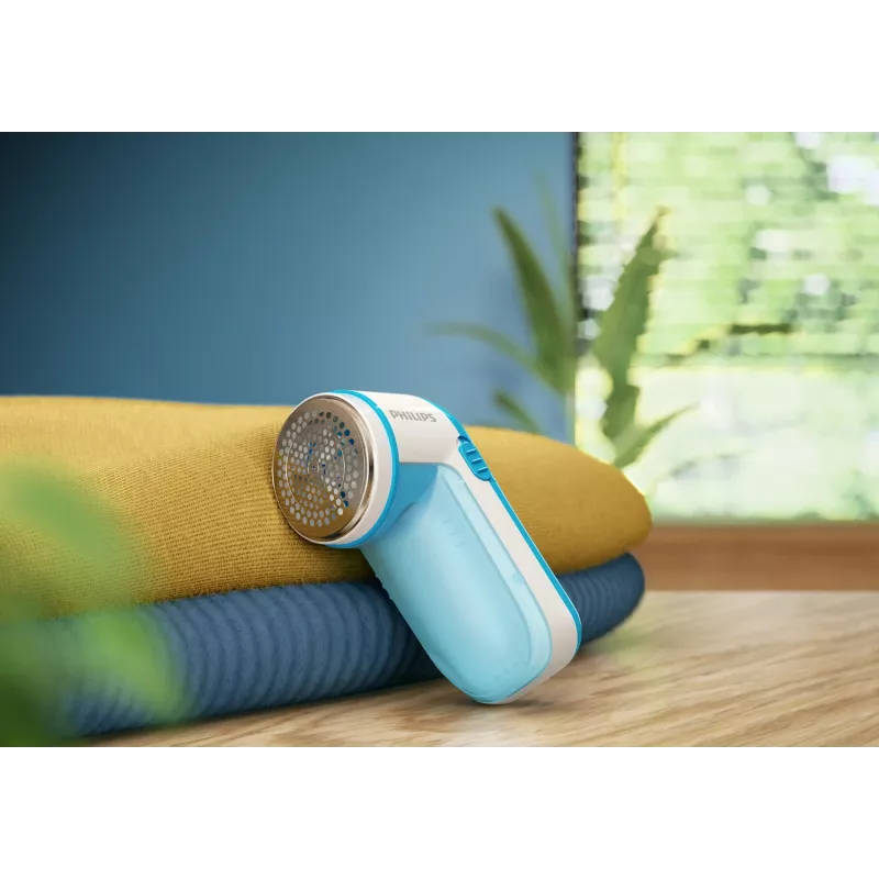 Philips GC026/00 audinių pūkų šalintuvas, pilkas, baterija, AA, 123 mm, 80 mm, 58 mm