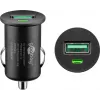 Transporto priemonės įkrovimo adapteris Goobay 18 W Quick Charge 3.0 juodas