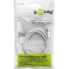 Goobay Lightning USB įkrovimo ir sinchronizavimo kabelis 2 m Lightning USB A