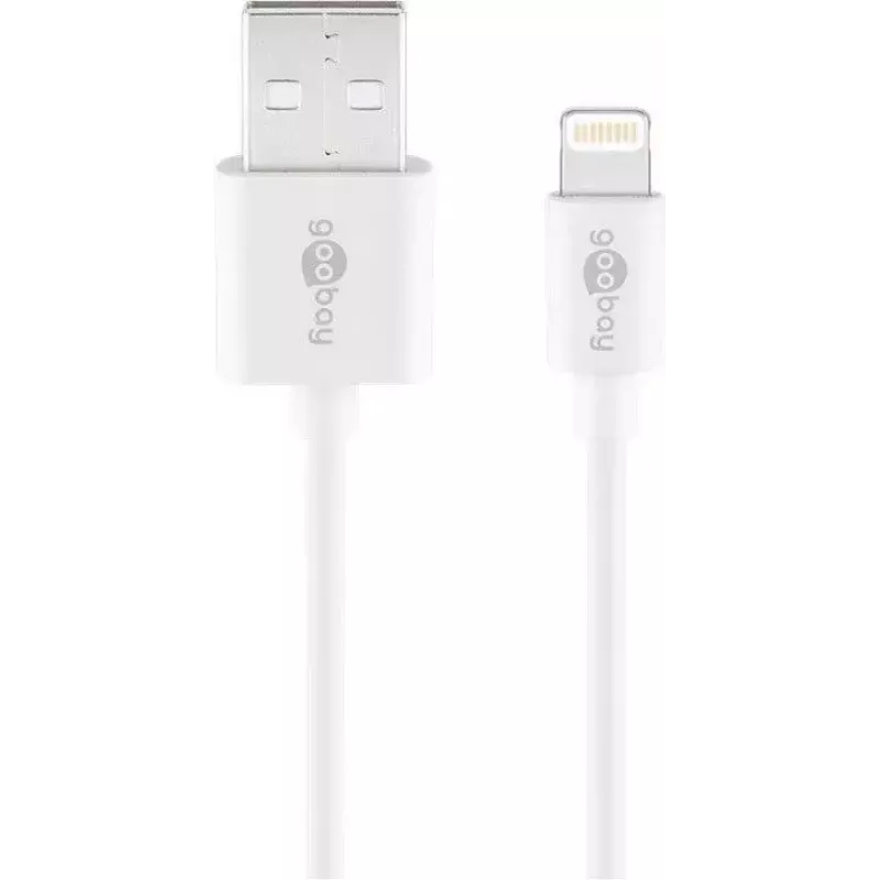 Goobay Lightning USB įkrovimo ir sinchronizavimo kabelis 2 m Lightning USB A