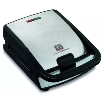 Sumuštinių keptuvė Tefal Snack Collection SW852D, 700 W, juoda, nerūdijantis plienas
