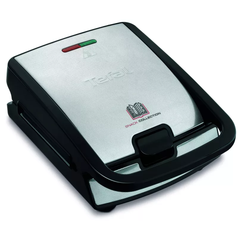 Sumuštinių keptuvė Tefal Snack Collection SW852D, 700 W, juoda, nerūdijantis plienas