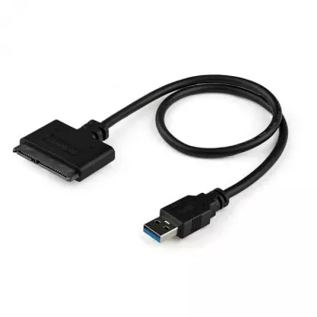 StarTech.com SATA į USB kabelis su UASP, juoda, 6 Gbit/s, CE, FCC, 0 - 60 °C, -10 - 70 °C, 49 mm