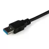 StarTech.com SATA į USB kabelis su UASP, juoda, 6 Gbit/s, CE, FCC, 0 - 60 °C, -10 - 70 °C, 49 mm
