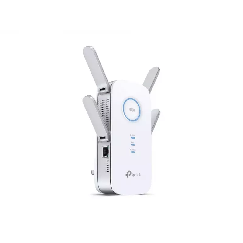 TP-Link RE650 tinklo stiprintuvas Tinklo siųstuvas Baltas 10, 100, 1000 Mbit/s