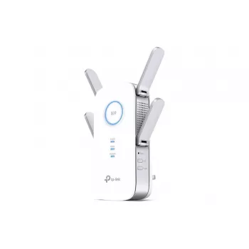 TP-Link RE650 tinklo stiprintuvas Tinklo siųstuvas Baltas 10, 100, 1000 Mbit/s