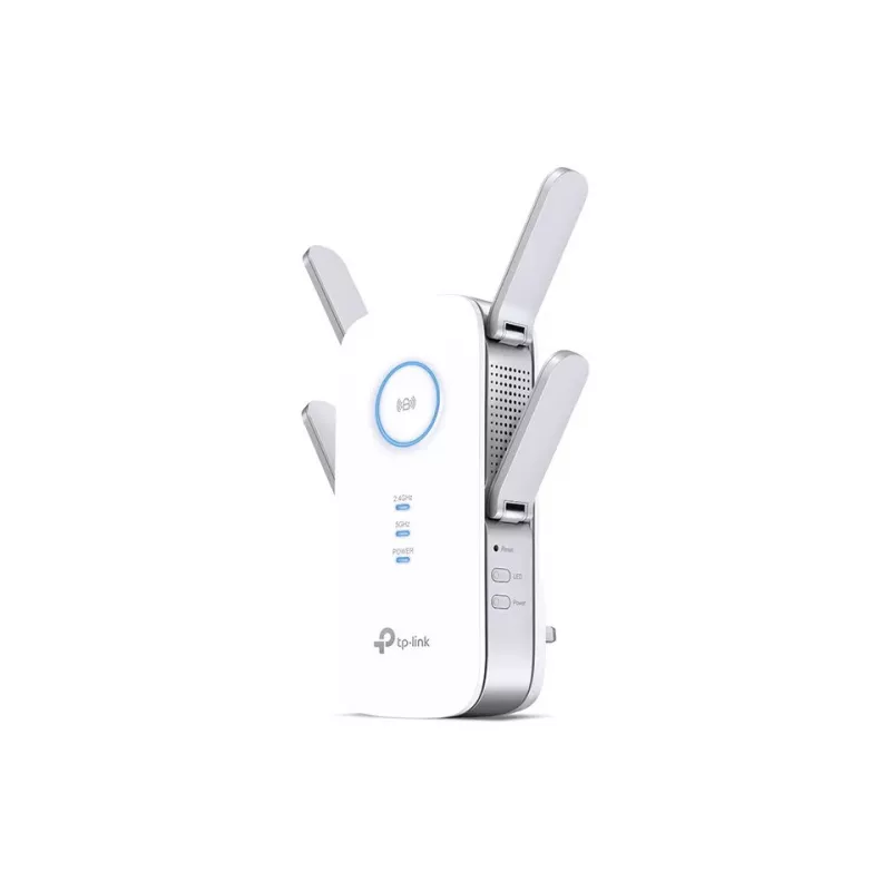 TP-Link RE650 tinklo stiprintuvas Tinklo siųstuvas Baltas 10, 100, 1000 Mbit/s