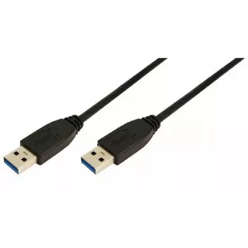 USB laidas LogiLink CU0038 USB 3.2 Gen 1 1m Juoda