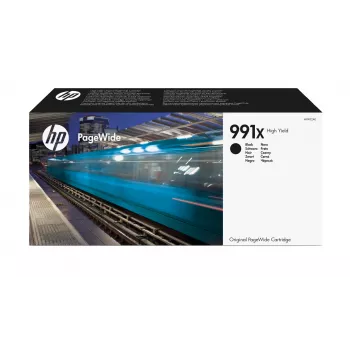 HP 991X Didelės išeigos juoda originali PageWide kasetė, juoda, 1 vnt., 20000 puslapių