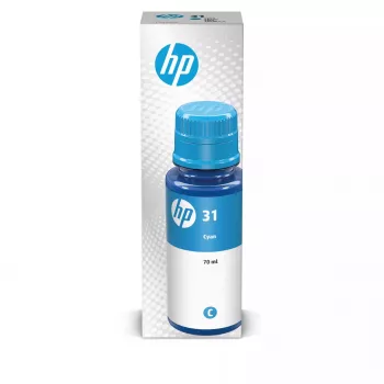 Kasetė HP 31 Cyan 8000 puslapių rašalo papildymas 1VU26AE